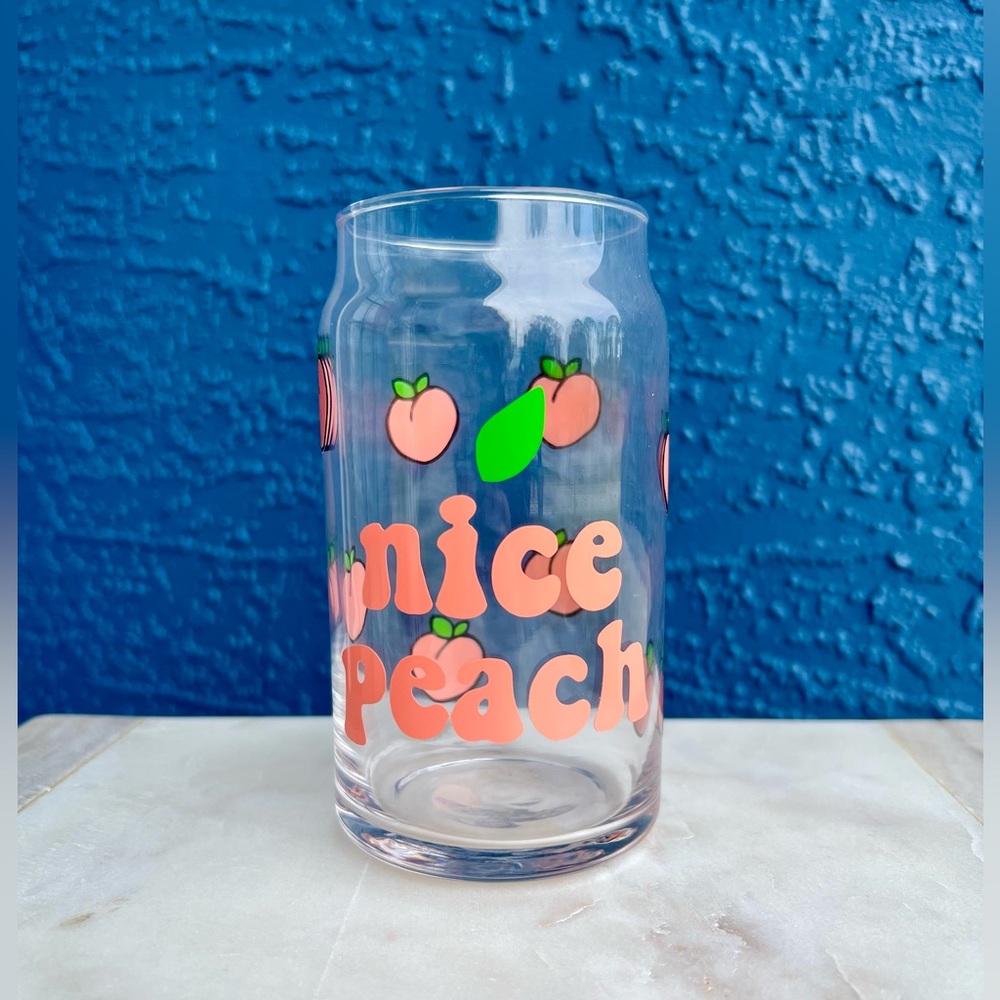 12oz Custom beer can glass